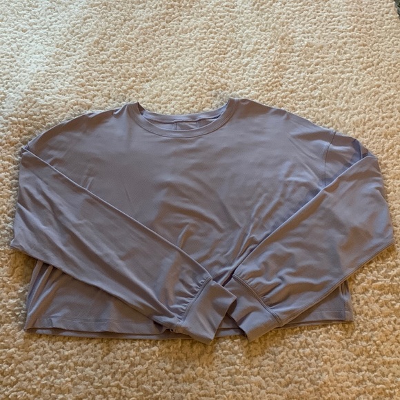 lululemon athletica Tops - Lululemon Crop longsleeve size 6